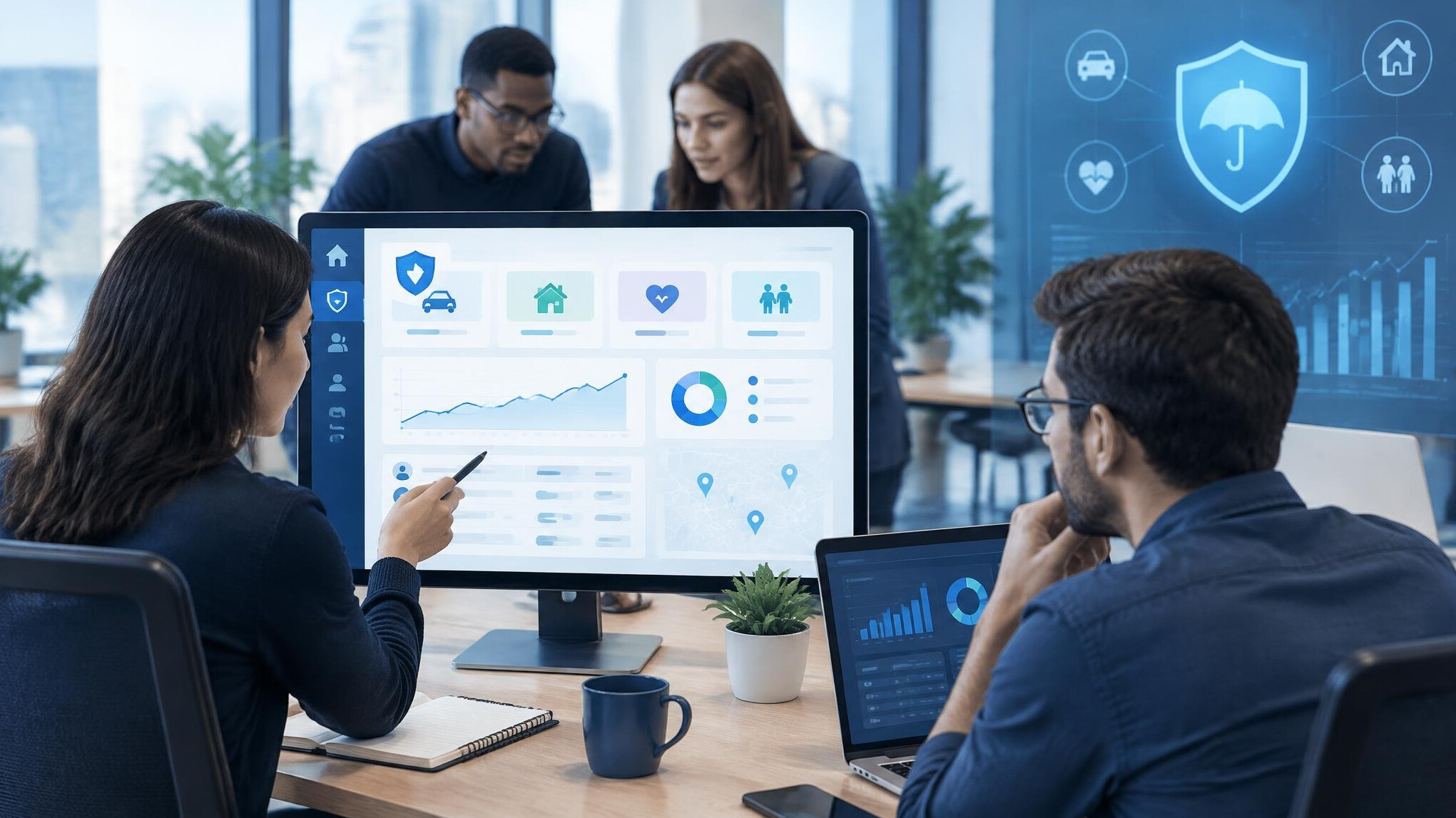 insurance software interface